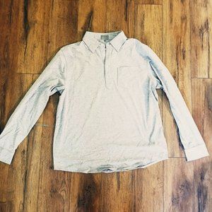 Fennec Men's Long Sleeve Polo Shirt Sz. L